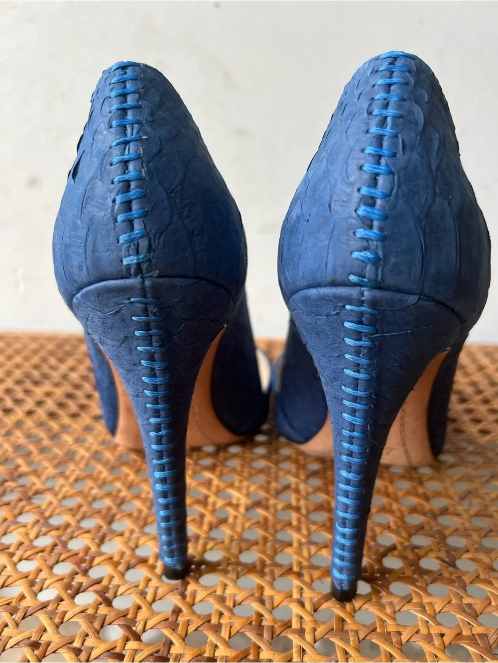 Alice + Olivia Dina Suede Stiletto Heels